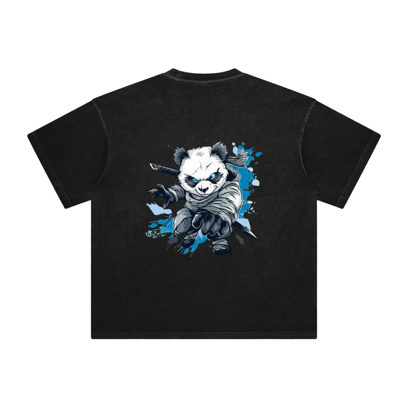 Panda Enzyme Washed T-Shirt ODMPOD