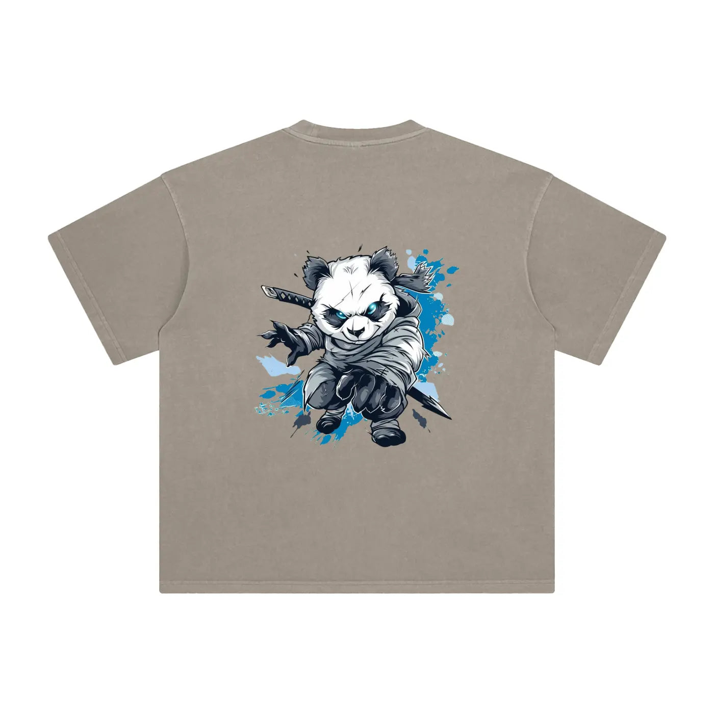 Panda Enzyme Washed T-Shirt ODMPOD