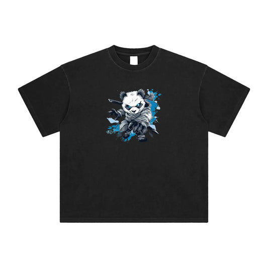 Panda Enzyme Washed T-Shirt ODMPOD