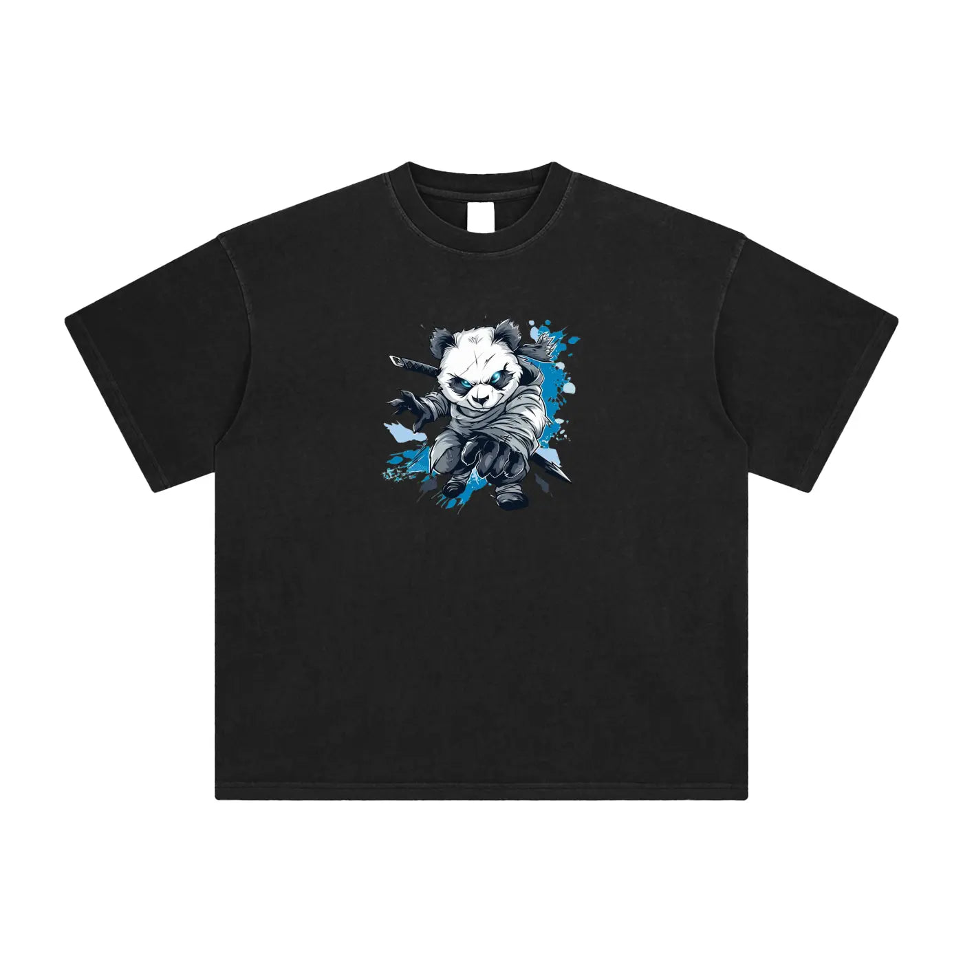 Panda Enzyme Washed T-Shirt ODMPOD